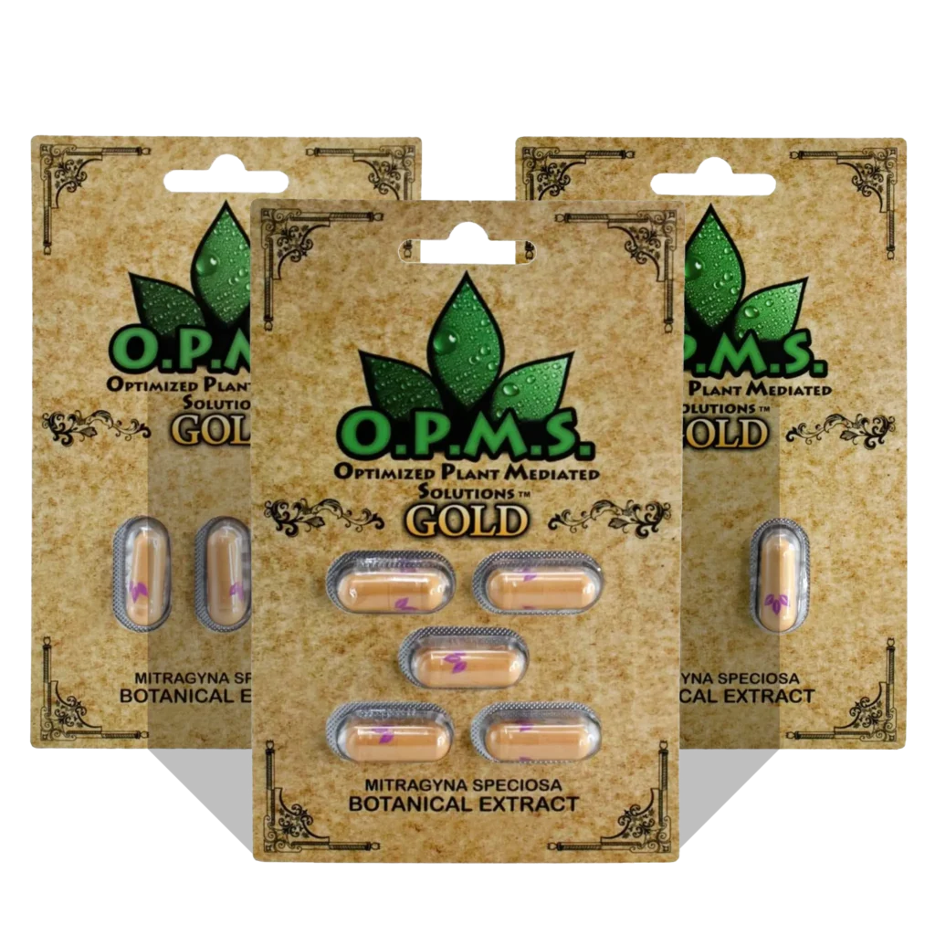 OPMS Gold Kratom Extract Capsules