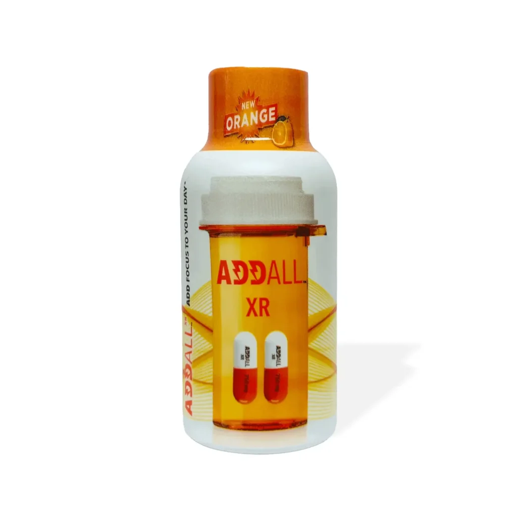 Addall XR Brain Boost Supplement Liquid Energy Shot Front