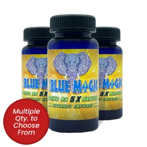 Blue Magic Maeng Da 5X Kratom Capsules