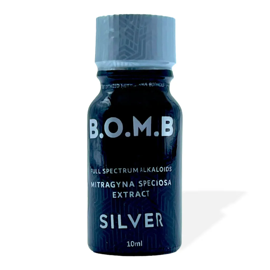 BOMB Silver Kratom Extract Shot Front
