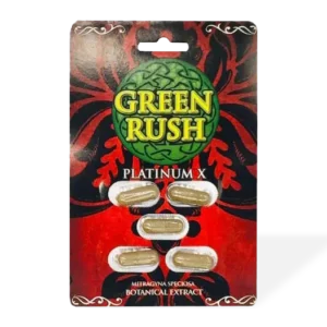 Green Rush Platinum X Kratom Extract Capsules