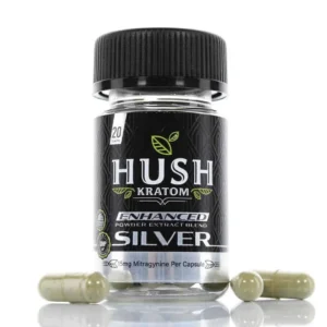 Hush Silver Enhanced Kratom Extract Capsules