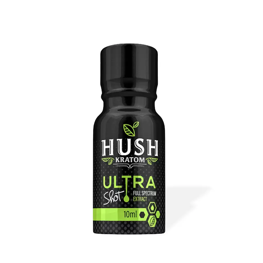 HUSH ULTRA Full Spectrum Extract Kratom Liquid Shot