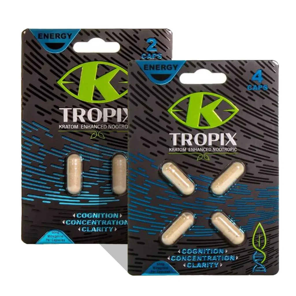K-TROPIX Kratom Enhanced Nootropic Capsules