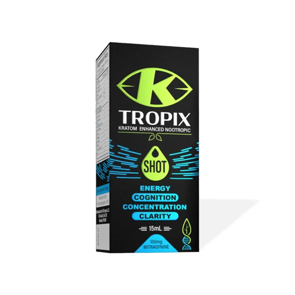 K-TROPIX Kratom Enhanced Nootropic Extract Shot | Box
