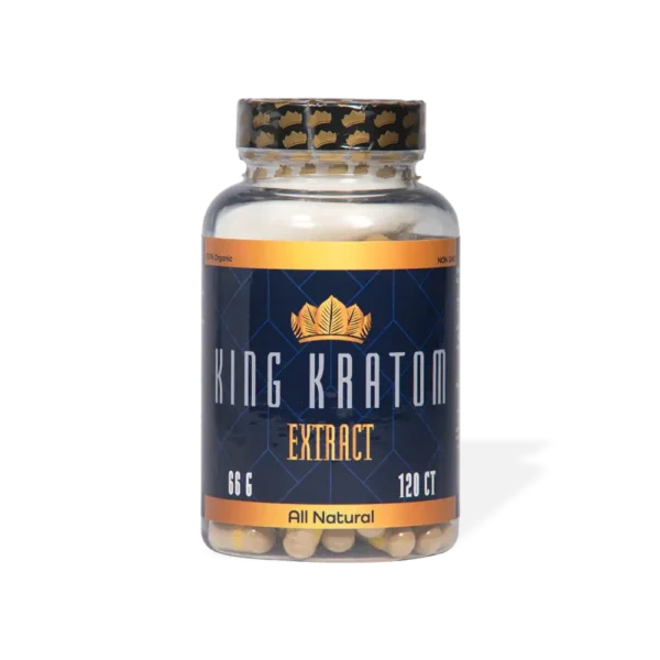 King Kratom Extract Capsules | 120 count