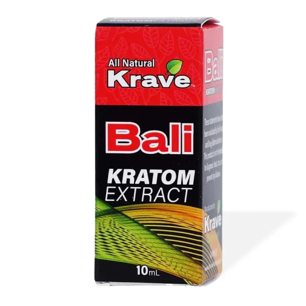 Krave Bali Kratom Extract Liquid Shot | Box
