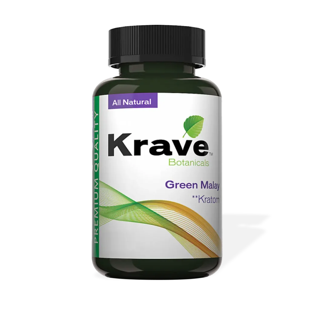 Krave Green Malay Kratom Capsules