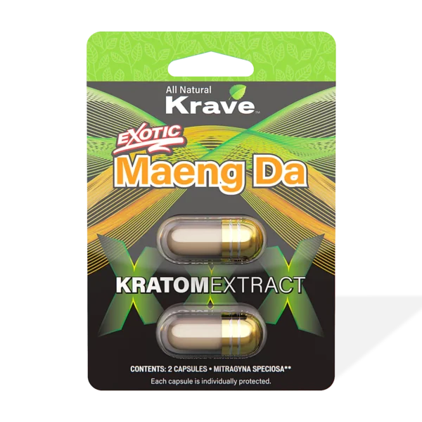 Krave Maeng Da Kratom Extract Capsules