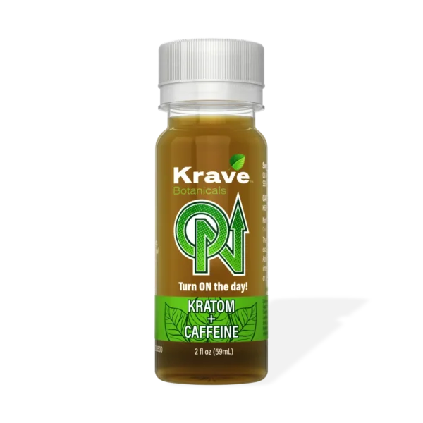 Krave ON Kratom Caffeine Shot