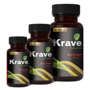 Krave Red Dragon Kratom Capsules