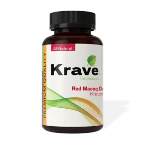 Krave Red Vein Kratom Capsules