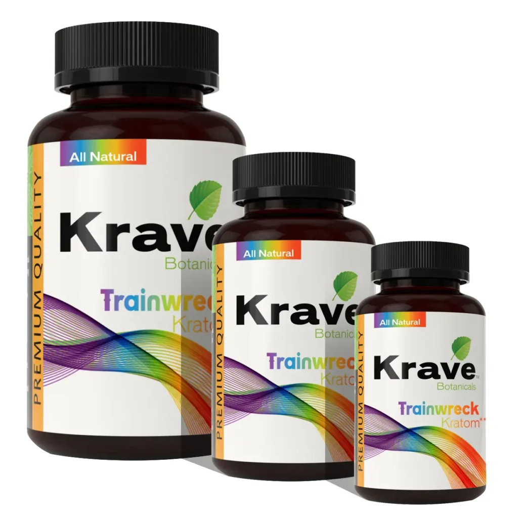 Krave Trainwreck Kratom Capsules