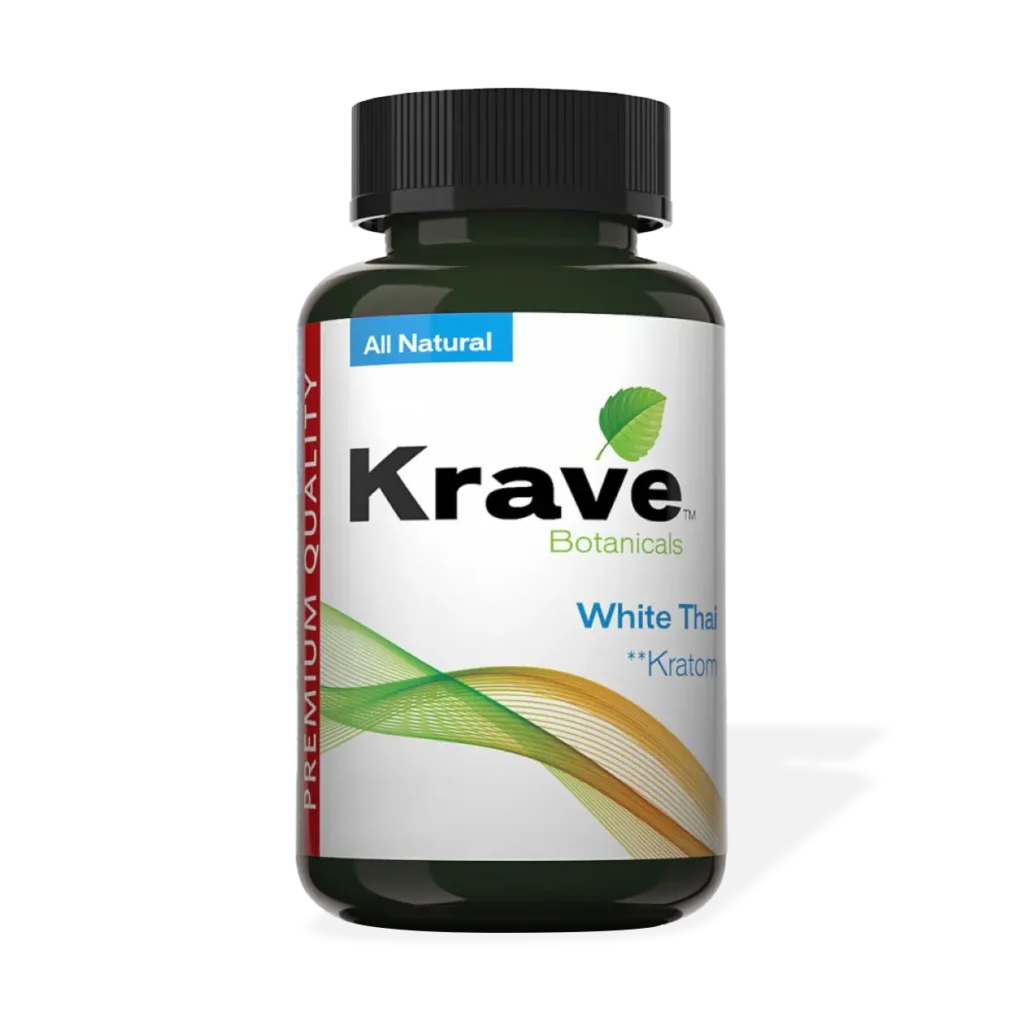 Krave White Thai Kratom Capsules