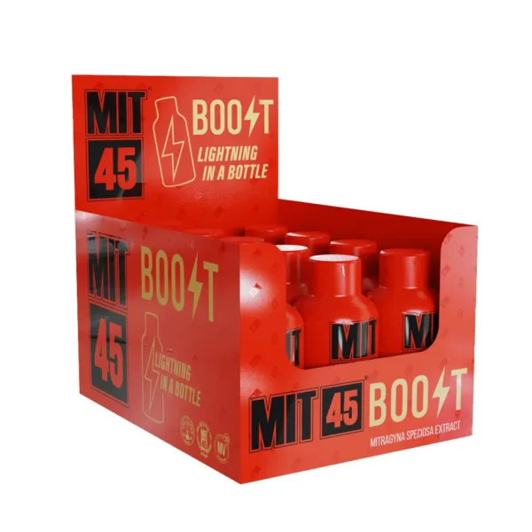 MIT 45 BOOST Kratom Extract Liquid Shot Display Box