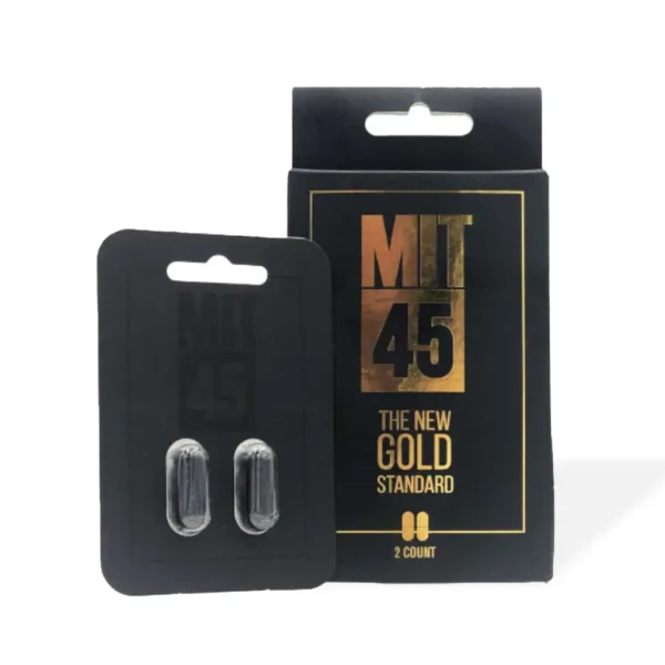 MIT 45 Gold Kratom Extract Capsules | 2 Count