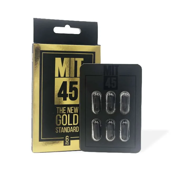 MIT 45 Gold Kratom Extract Capsules | 6 Count