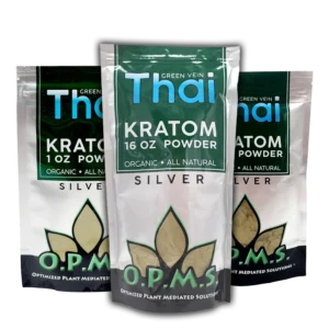 OPMS Silver Green Vein Thai Kratom Powder