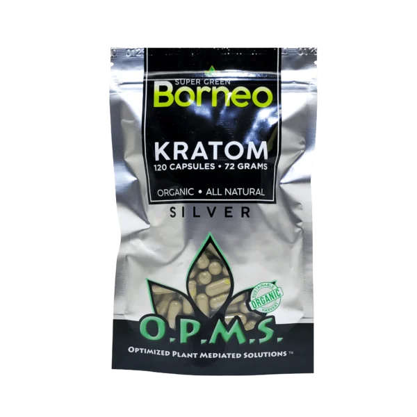 OPMS Super Green Borneo Kratom | 120 Capsules (O.P.M.S.)