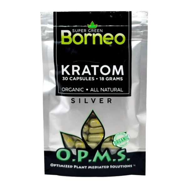 OPMS Super Green Borneo Kratom | 30 Capsules (O.P.M.S.)