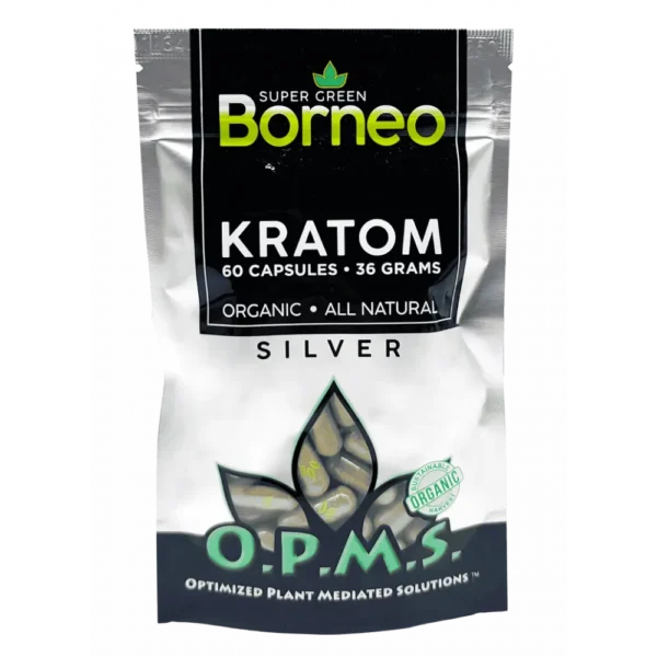 OPMS Super Green Borneo Kratom | 60 Capsules (O.P.M.S.)
