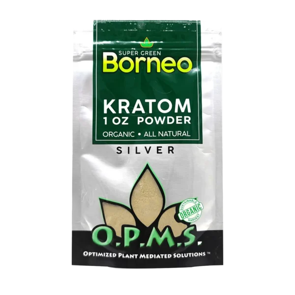 OPMS Super Green Borneo Kratom Powder 1 oz