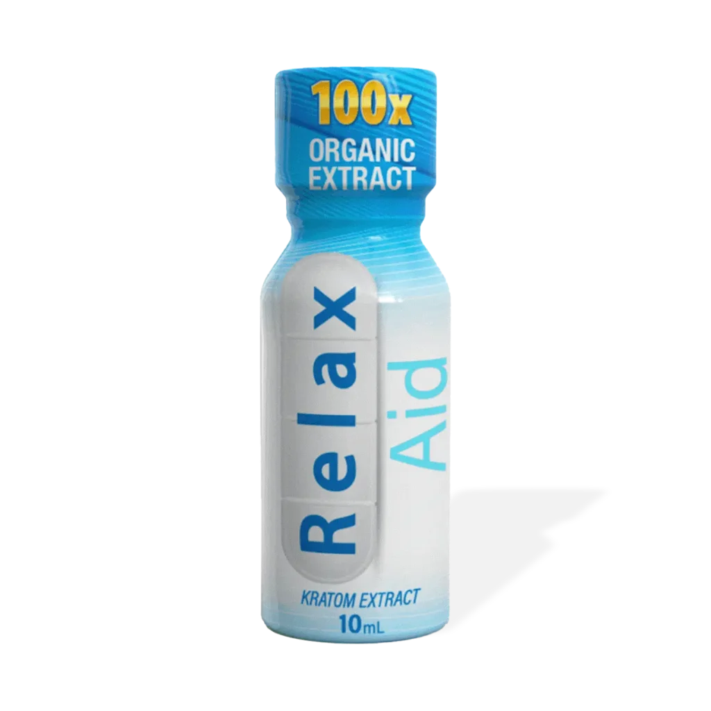 Relax Aid 100X Kratom Extract Shot