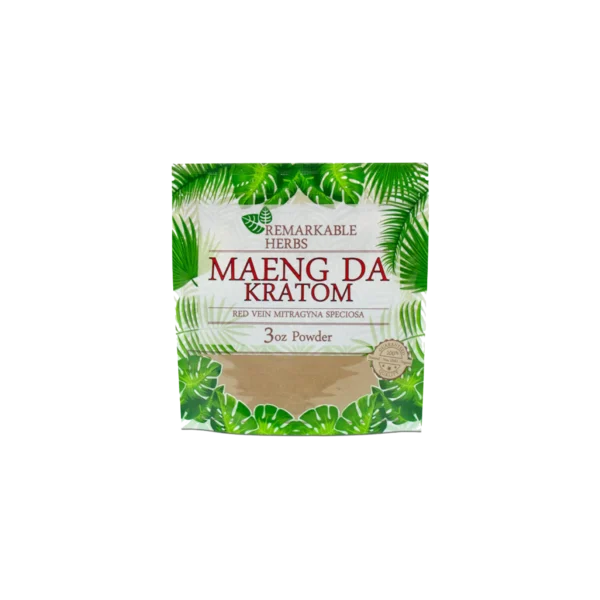 Remarkable Herbs Red Vein Maeng Da Kratom Powder 3 oz