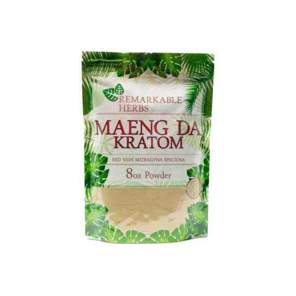 Remarkable Herbs Red Vein Maeng Da Kratom Powder 8 oz