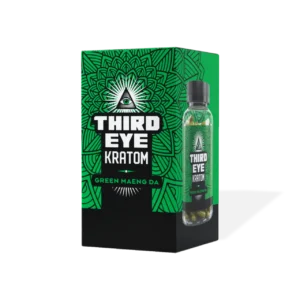 Third Eye Green Maeng Da Kratom Capsules | Box
