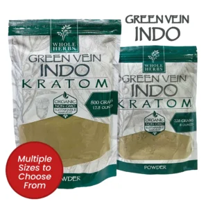 Whole Herbs Green Vein Indo Kratom Powder