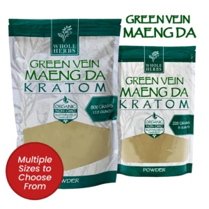 Whole Herbs Green Vein Maeng Da Kratom Powder