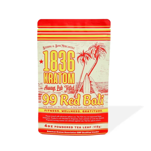 1836 Kratom 99 Red Bali Kratom Powder 4 oz