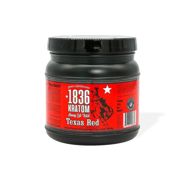 1836 Kratom Texas Red Kratom Powder 1 lb | 16 oz