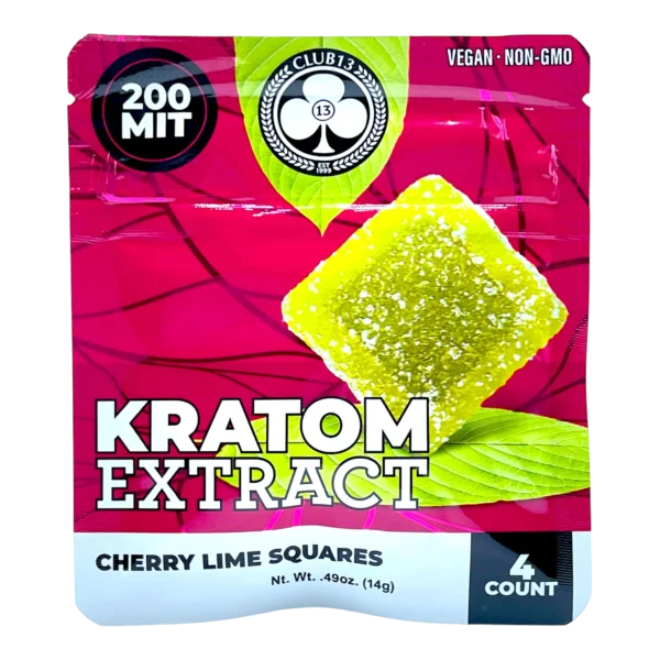 club-13-extract-kratom-gummies | CHERRY LIME SQUARES