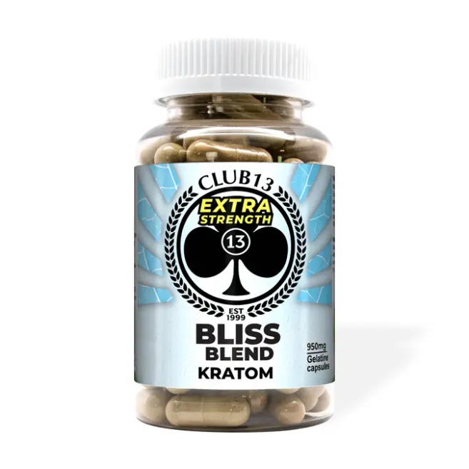 Club13 Extra Strength Bliss Blend Kratom Capsules