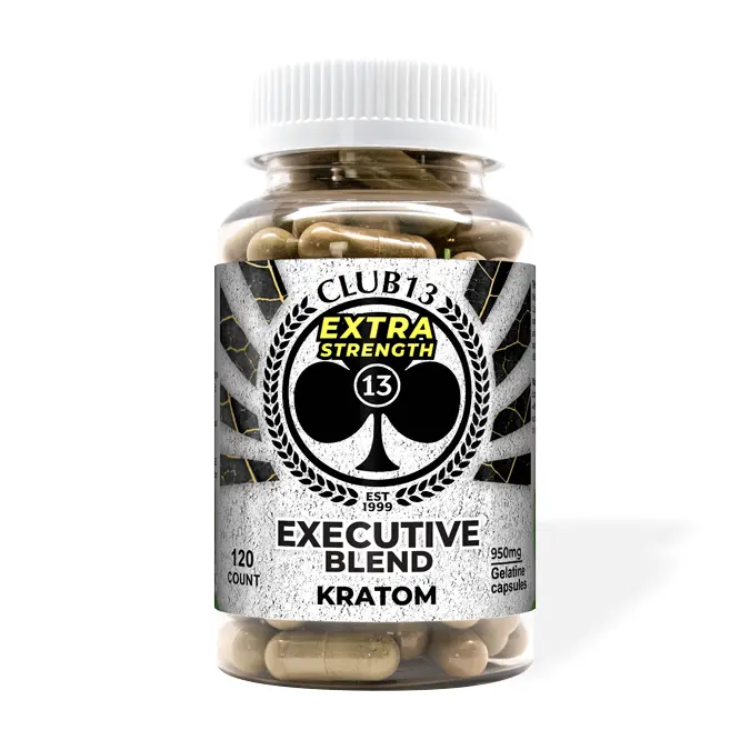 Club13 Extra Strength Executive Blend Kratom Capsules