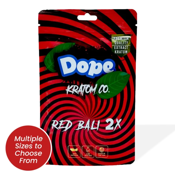 Dope Red Bali 2X Kratom Extract Powder
