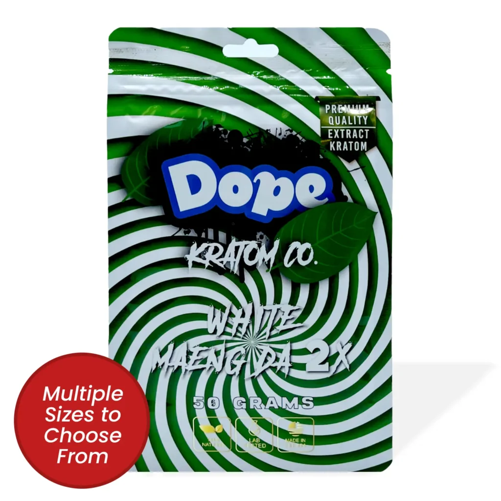Dope White Maeng Da 2X Kratom Extract Powder