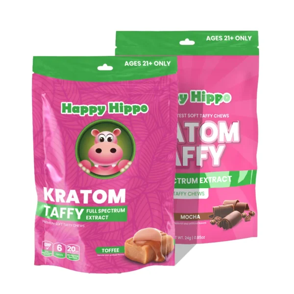 Happy Hippo Kratom Taffy Extract Chews