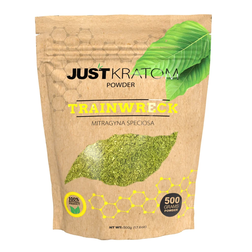 Just Kratom Trainwreck Kratom Powder 500 Grams