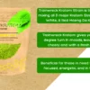 Just Kratom Trainwreck Kratom Powder Infographic