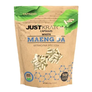 Just Kratom White Maeng Da Kratom Capsules 500 Count