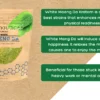 Just Kratom White Maeng Da Kratom Capsules Infographic