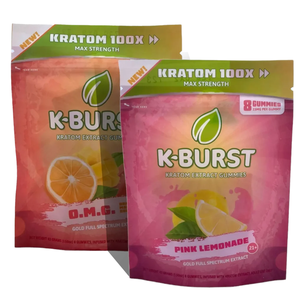 K-Burst 100X Kratom Extract Gummies