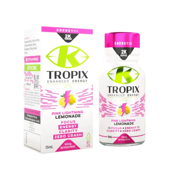 K-Tropix 2K Series Energy Blend Kratom Shot | Box