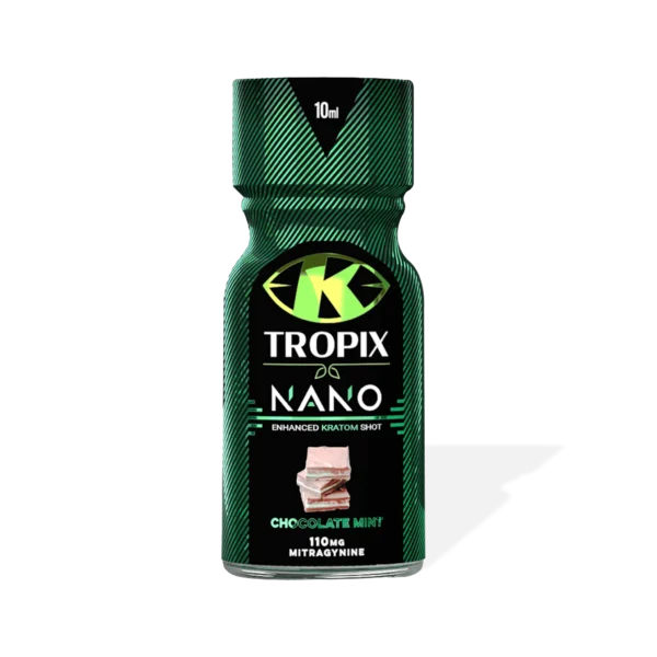 K-Tropix Nano Kratom Shot | Chocolate Mint Flavor