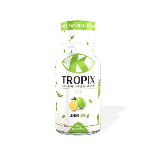K-Tropix Pure Series Natural Kratom Shot | Lemon Lime