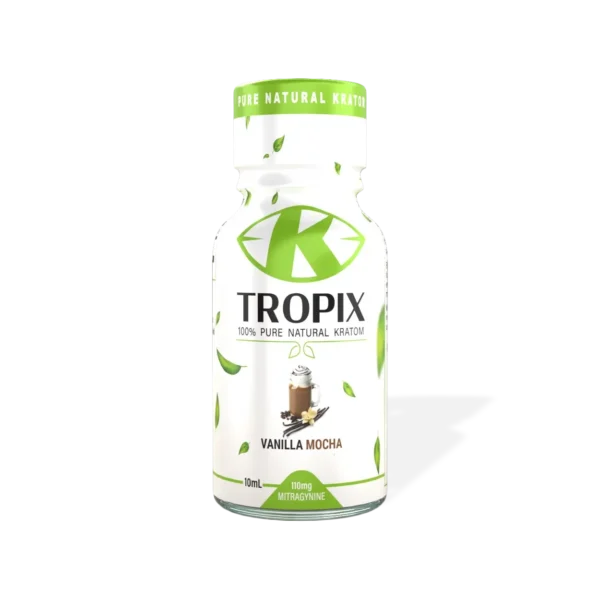 K-Tropix Pure Series Natural Kratom Shot | Vanilla Mocha