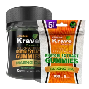 Krave Maeng Da Full Spectrum Kratom Extract Gummies